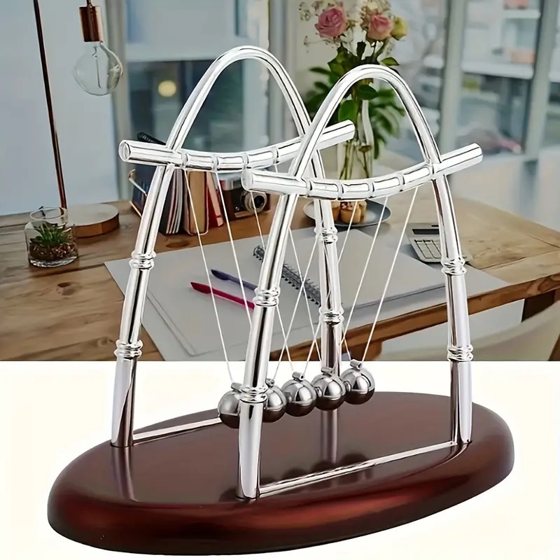 Newton Cradle Large - 뉴턴 크래들 밸런스 스틸 볼 영구