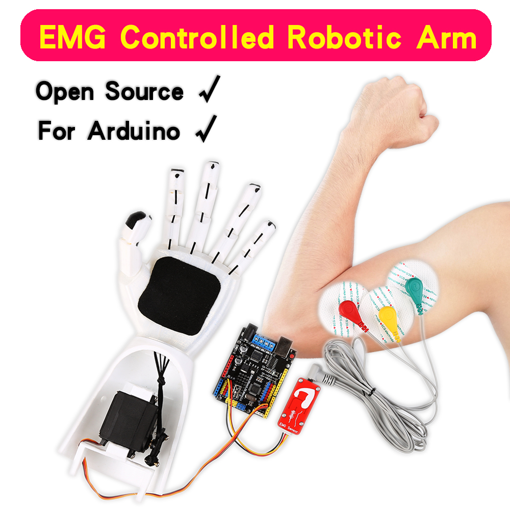 EMG 센서 로봇 팔 전기 근육 신호 센서 로봇 팔,  - Science Project 리뷰 및 가격