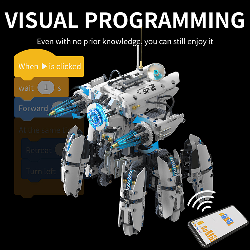 기술 프로그래밍 헥사포드 로봇 공상 과학 전쟁 기계 빌 - Science Robot 리뷰 및 가격