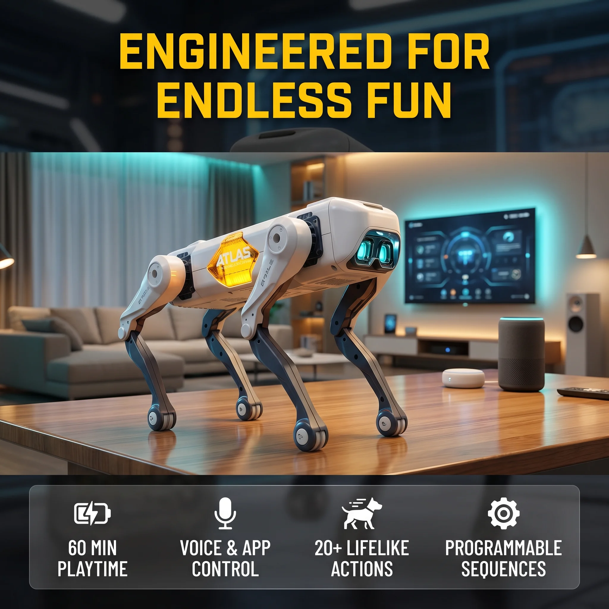 AI 스마트 로봇 강아지, 음성 및 앱 제어, 프로그래 - Science Robot 리뷰 및 가격