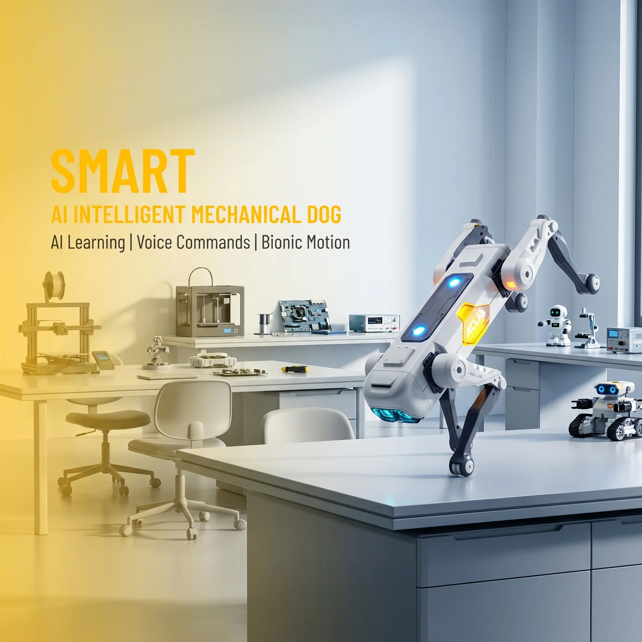 AI 스마트 로봇 강아지, 음성 및 앱 제어, 프로그래 - Science Robot 리뷰 및 가격