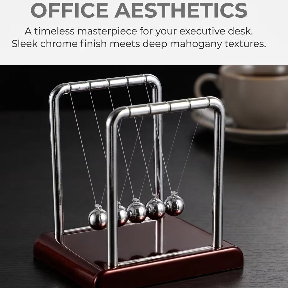 뉴턴 크래들 밸런스 펜듈럼 볼 물리학 과학 장난감 가정 - Newton Cradle Large 리뷰 및 가격