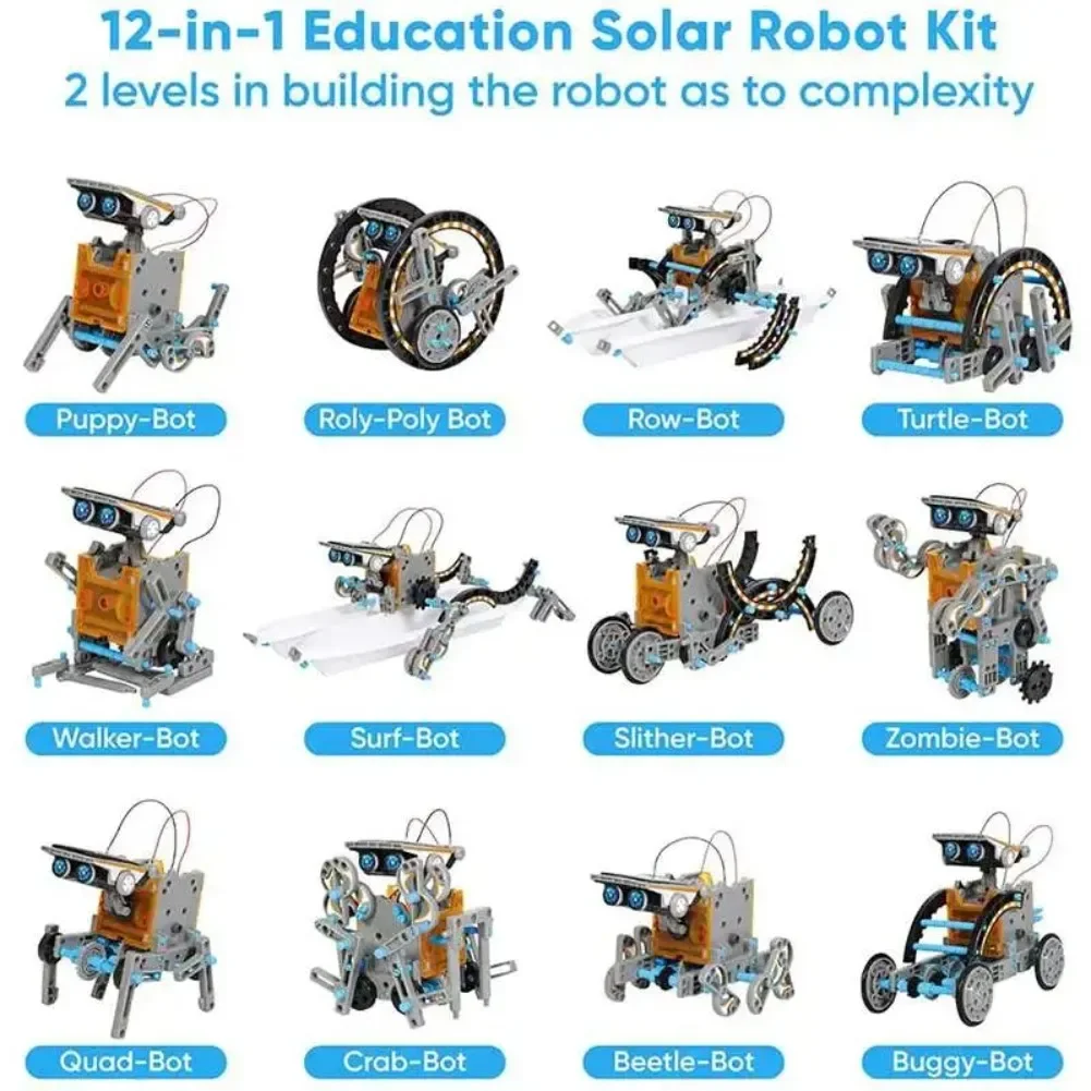 13 in 1 태양열 구동 로봇 과학 키트 DIY 빌딩 - Science Robot 리뷰 및 가격